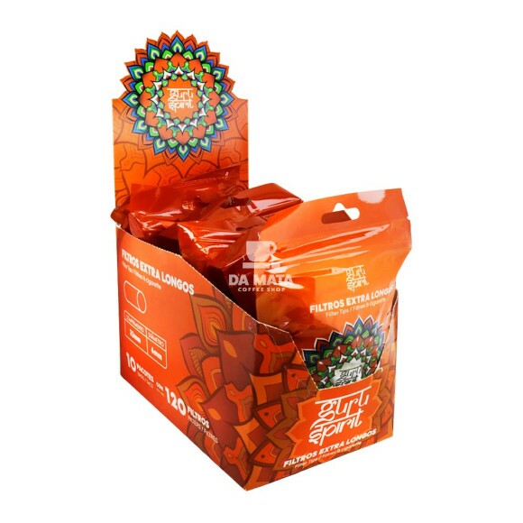 Caixa de Filtro Guru Spirit Extra Longo de frente tabacaria da mata 