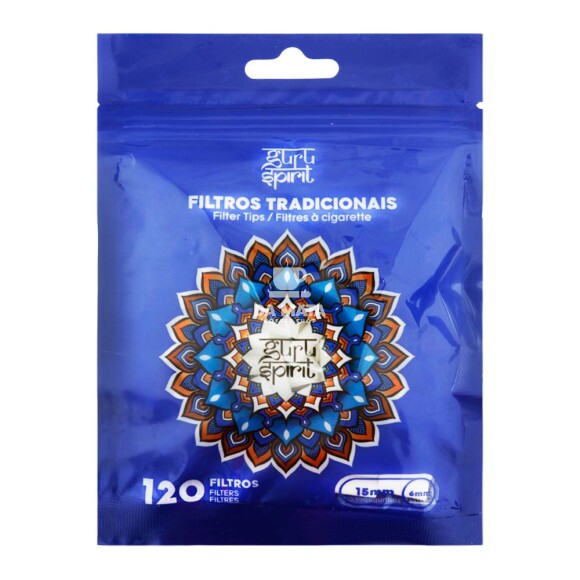 Filtro Guru Spirit Tradicional de frente tabacaria da mata 