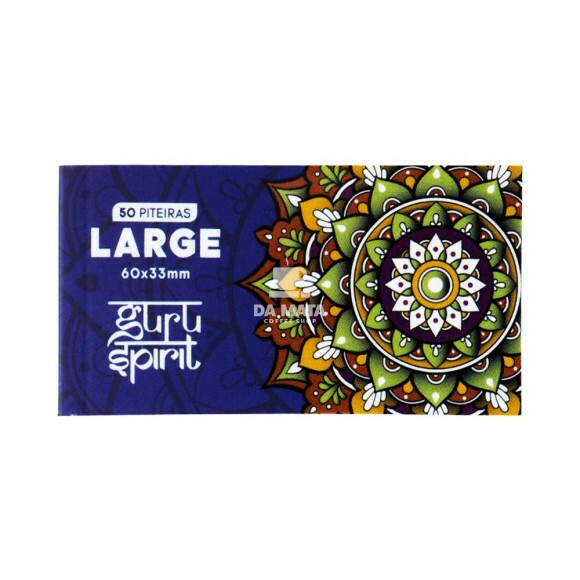 Piteira Guru Spirit Large Brown de frente tabacaria da mata
