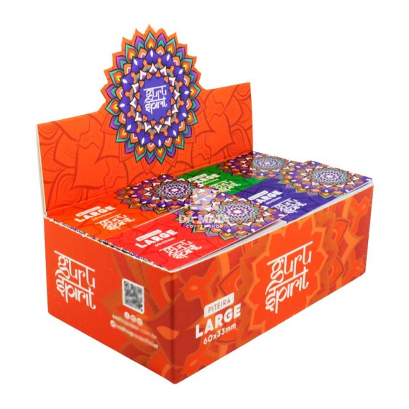 Caixa de Piteira Guru Spirit Large Branca tabacaria da mata 