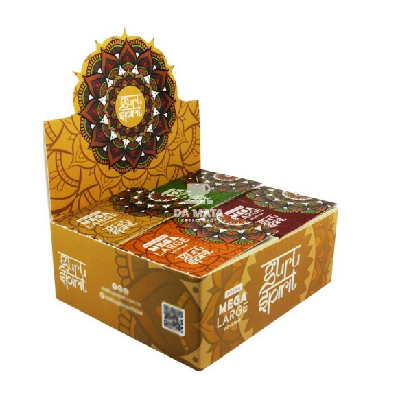 Caixa de Piteira Guru Spirit Mega Large Vergê de lado tabacaria da mata
