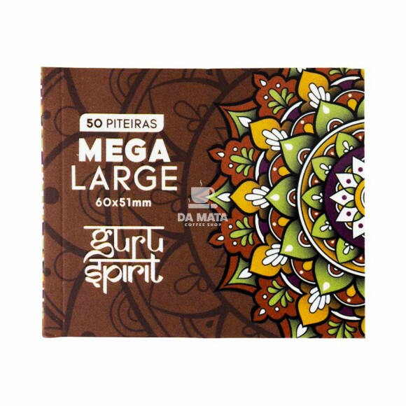 Piteira Guru Spirit Mega Large Brown de frente tabacaria da mata