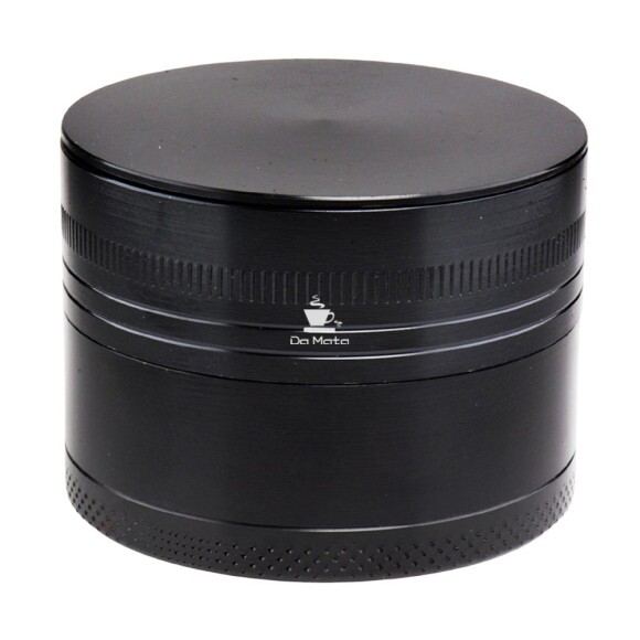 Dichavador Metal com Isqueiro de Indução de frente