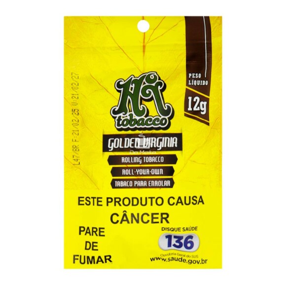 Hi Tobacco Golden Virginia 12g de frente