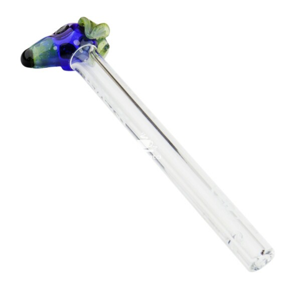 Piteira de Vidro Hippie Bong Cachorro 6mm de lado tabacaria da mata