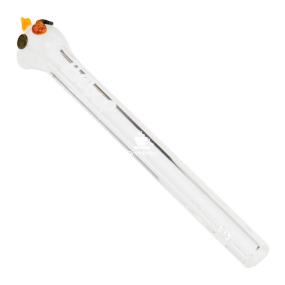 Piteira de Vidro Hippie Bong Chicken 6mm de lado tabacaria da mata