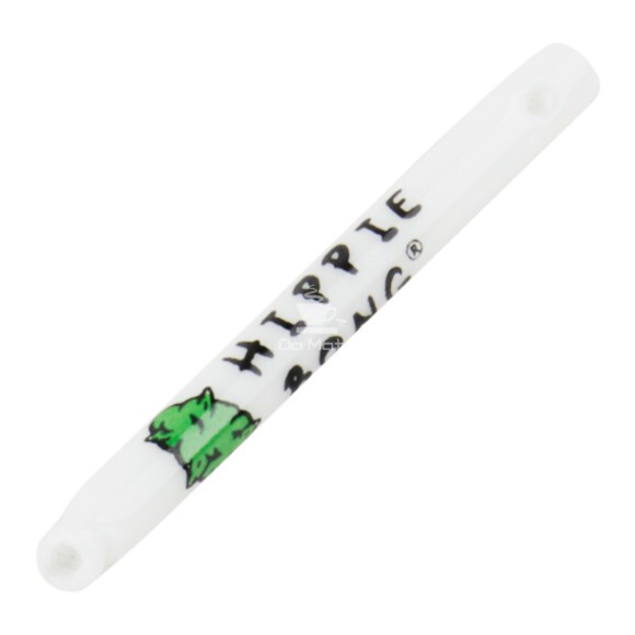 Piteira de Vidro Hippie Bong Colorida 4mm c/ 5cm de frente tabacaria da mata 