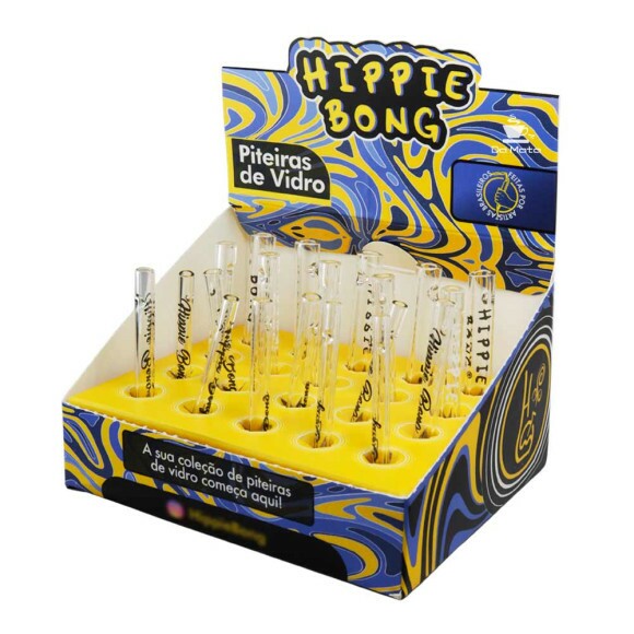 Caixa de Piteira Hippie Bong Sem Bocal de lado