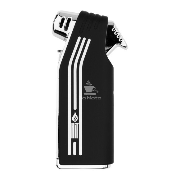 Maçarico Premium de Metal Hit Pipe Black de frente tabacaria da mata