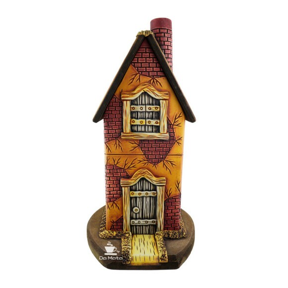 Incensário de MDF Casa Artesanal de frente