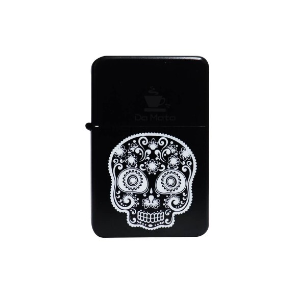 Isqueiro Clássico Mexican Skull White