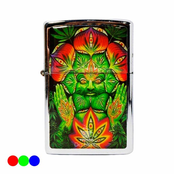 Isqueiro de Metal Verde