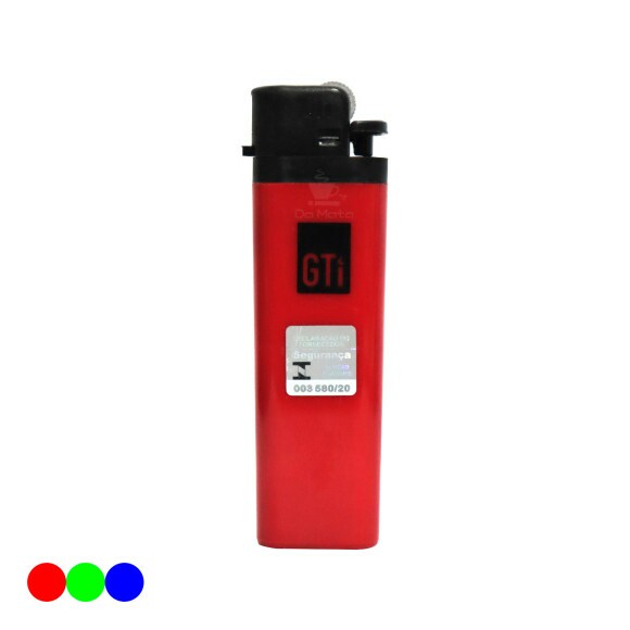 Isqueiro GTI grande colorido-vermelho