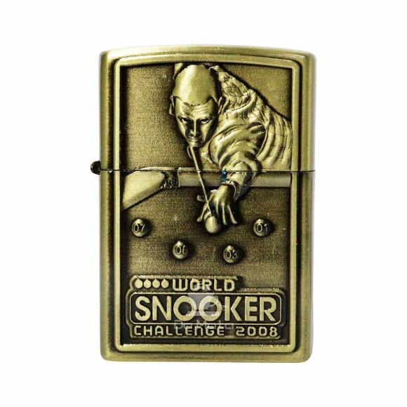 Isqueiro de Metal Dourado Snooker
