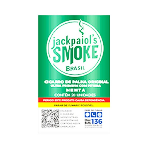 Jack Paiol's Menta c/ Piteira de frente tabacaria da mata