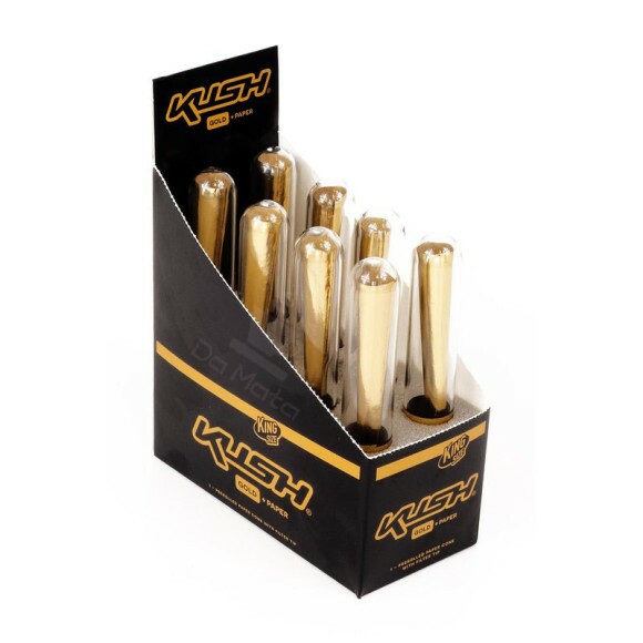 Caixa de Cones de Ouro 24k Kush