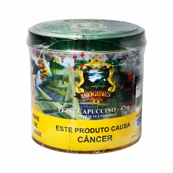 Lata de Charutos Diogenes Puentes Petit Capuccino c/19unid 