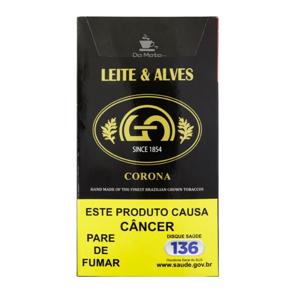 Charuto Leite & Alves Short Filler Besuki Corona C/ 5un de frente