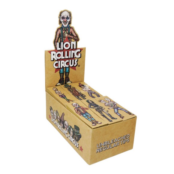 Caixa de Piteira Lion Rolling Circus Unbleached 