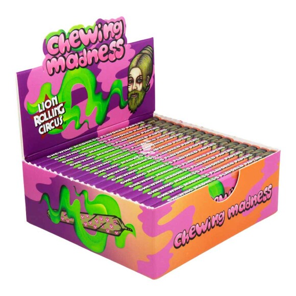 Caixa de Seda Chewing Madness Lion Rolling Circus 1 1/4 de lado