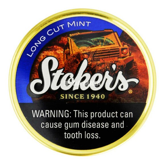 Stokers Long Cut Mint de frente tabacaria da mata