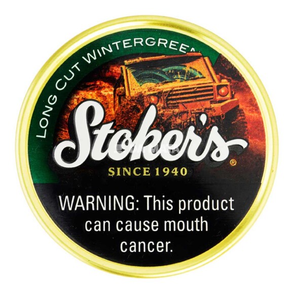 Stokers Long Cut Wintergreen de frente tabacaria da mata