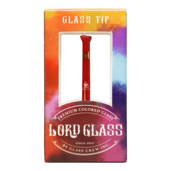 Piteira de Vidro Lord Glass Colors Red