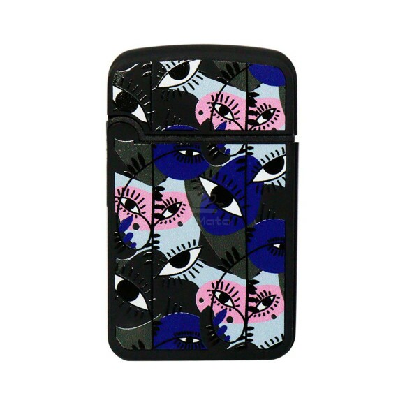 Maçarico Zengaz modelo ZL 12B estampado com arte abstrata