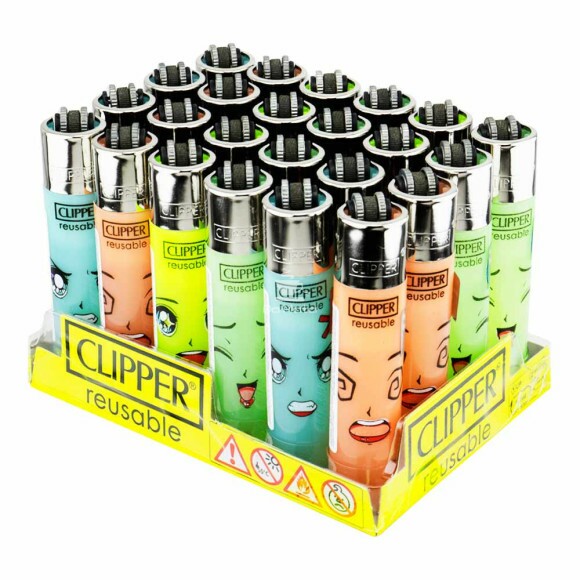 Caixa de Isqueiro Clipper Manga Faces tabacaria da mata 