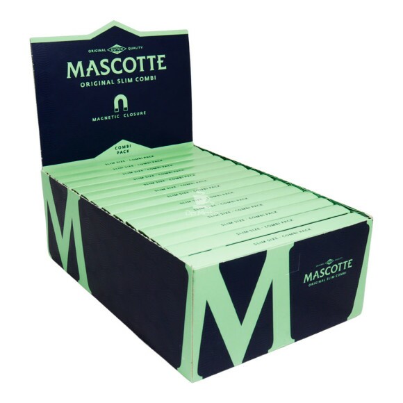 Caixa de Seda Mascotte Original King Size Slim Magnet c/ Piteira