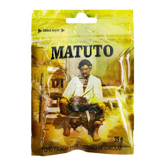 Bressan Matuto Picado 35g de frente tabacaria da mata