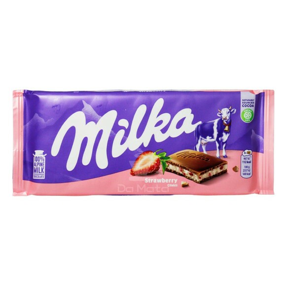 Chocolate Importado Milka Morango 100g