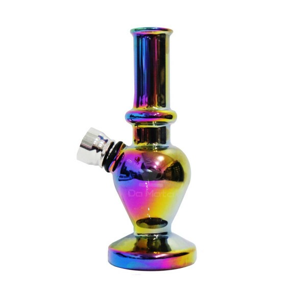Mini Bong de Vidro Espelhado