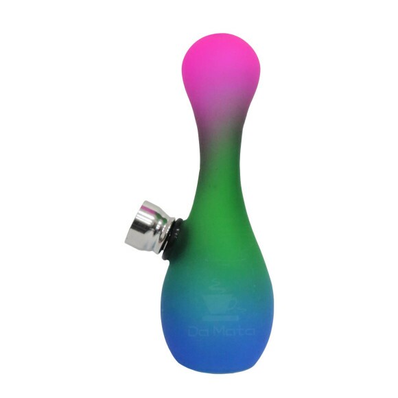 Mini Bong de Vidro Pin Color