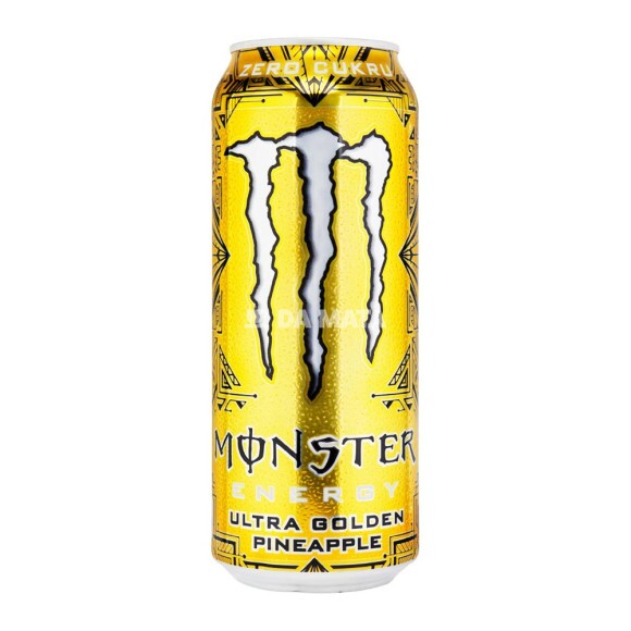 Energético Monster Zero Cuckru Ultra Gold 500ml de frente tabacaria da mata