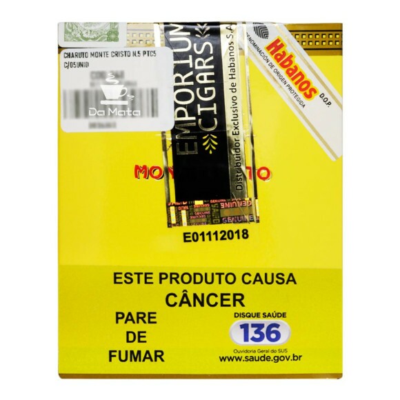 Charuto Cubano Montecristo N5 C/5