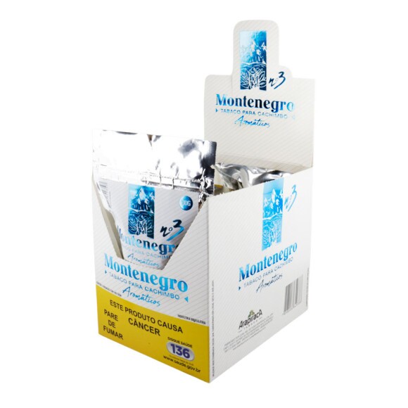 Caixa de Montenegro P/ Cachimbo Baunilha N.3 tabacaria da mata 