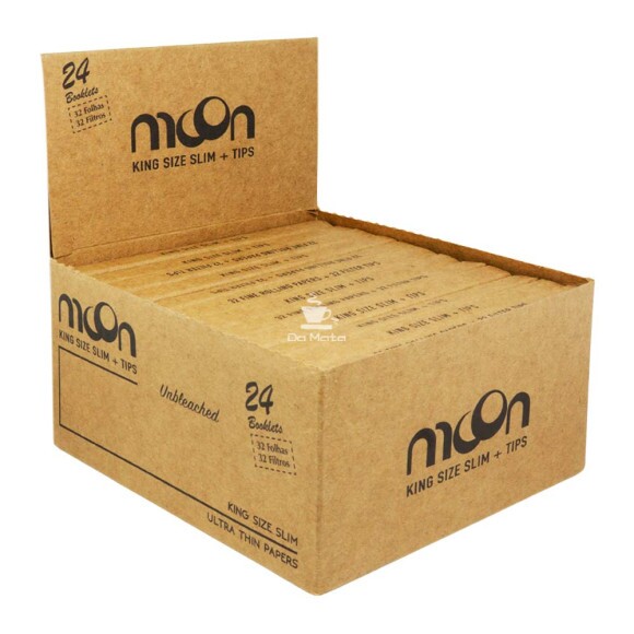 Caixa de Seda Moon Seda C/ Piteira de lado