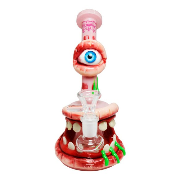 Bong de Vidro Pequeno Curvo Mumble Jumble