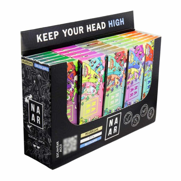 Caixa de Seda Naar Mini Size Brown Urban Utopia de lado