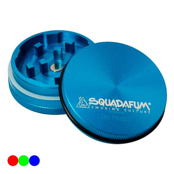 Dichavador Squadafum 4,4 cm 2 partes Azul