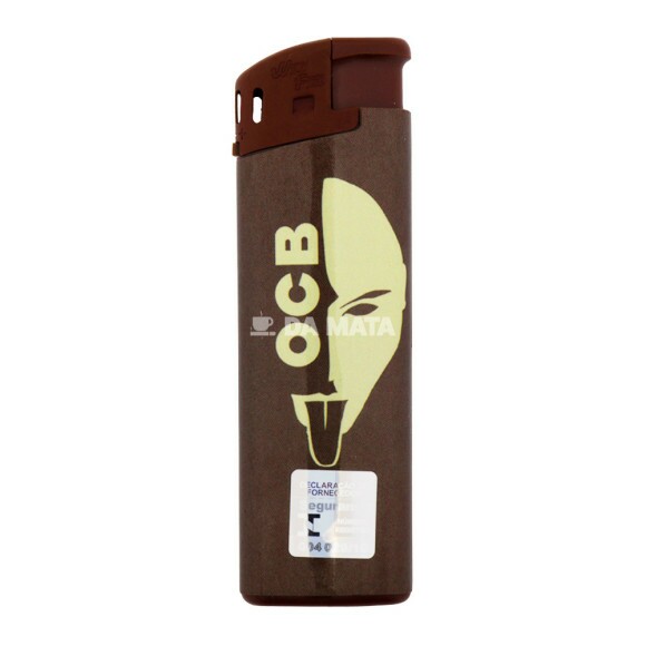 Isqueiro OCB Virgin Paper Grande de frente tabacaria da mata