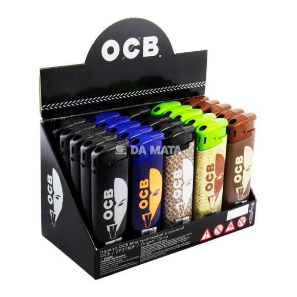 Display de Isqueiro OCB Grande de lado tabacaria da mata