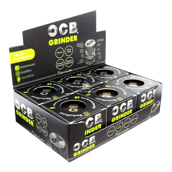 Caixa de Dichavador Metal Ocb 50mm de frente