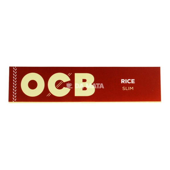 Seda OCB Rice King Size Slim de frente tabacaria da mata