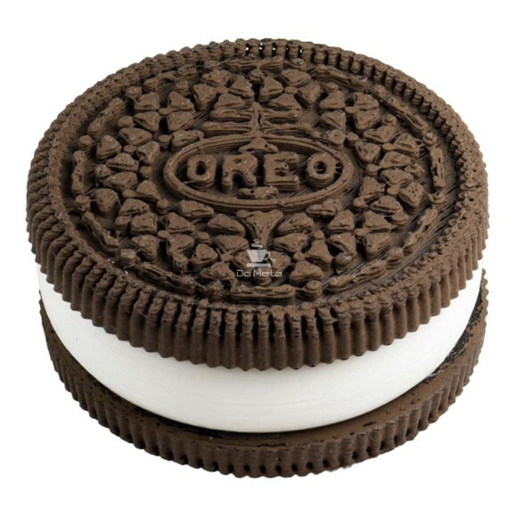 Dichavador de Plástico Oreo Branco de lado