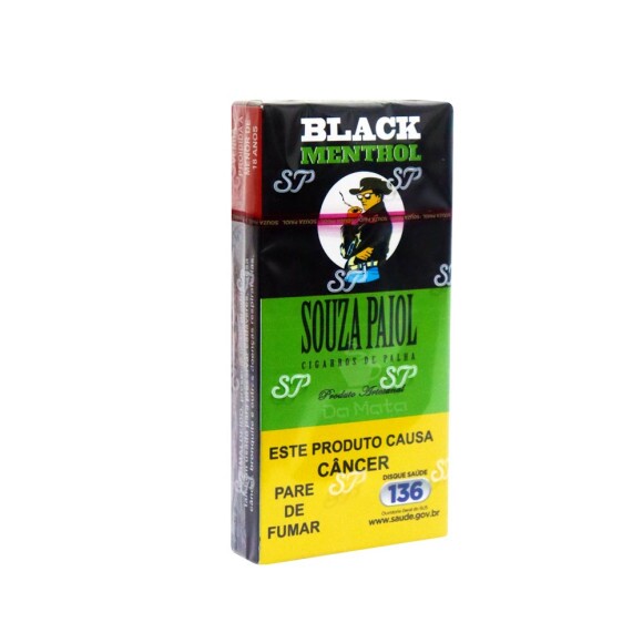 Souza Paiol Black Menthol c/ 20un.