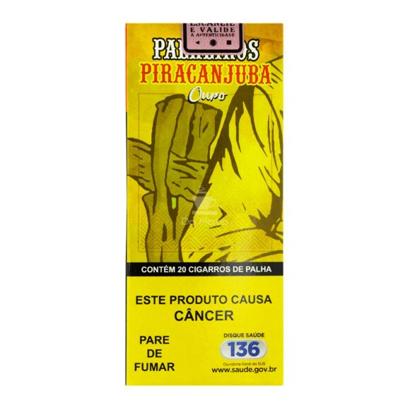 Palheiro Piracanjuba Ouro de frente tabacaria da mata