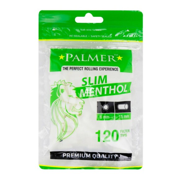 Filtro Palmer Slim Menthol de frente