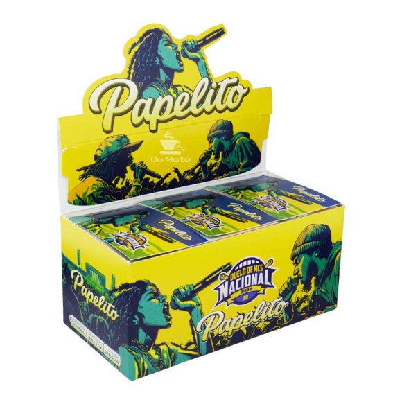 Caixa de Piteira Papelito Large Duelo de MCS de lado